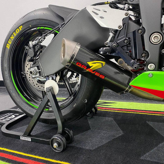 Graves Cat-Back Slip-On Carbon/Ti Tip Exhaust Kawasaki Ninja ZX-6R 2019-2024 - Adventure Parts