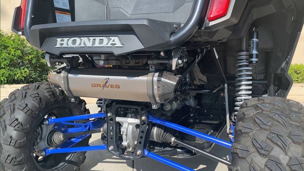 Graves Cat-Back Slip-on Exhaust System Honda Talon 1000R/1000X-4 2019-2023 - Adventure Parts