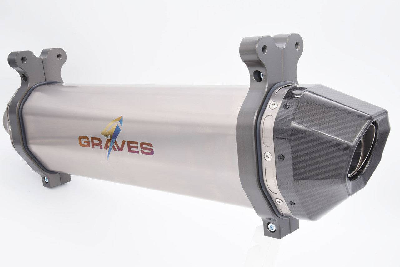 Graves Cat-Back Slip-on Exhaust System Honda Talon 1000R/1000X-4 2019-2023 - Adventure Parts