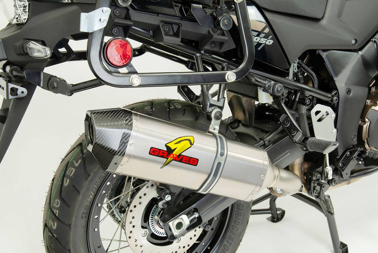 Graves Cat-Back Titanium Exhaust Suzuki V-Strom 1050 2020-2024