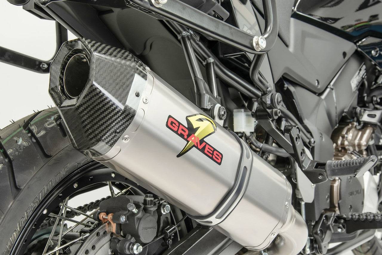 Graves Cat-Back Titanium Exhaust Suzuki V-Strom 1050 2020-2024