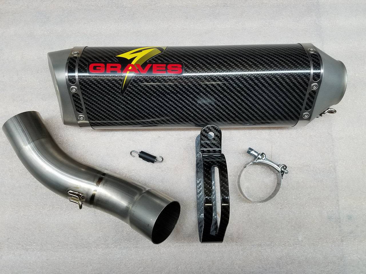 Graves Cat Eliminator Carbon Exhaust Kawasaki ZH2 2020-2024 - Adventure Parts
