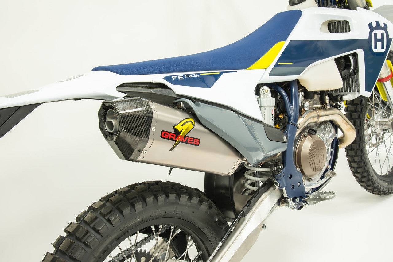 Graves DualSport Titanium Exhaust KTM 350/450/500 EXC-F / XCF-W 2020-2023 - Adventure Parts