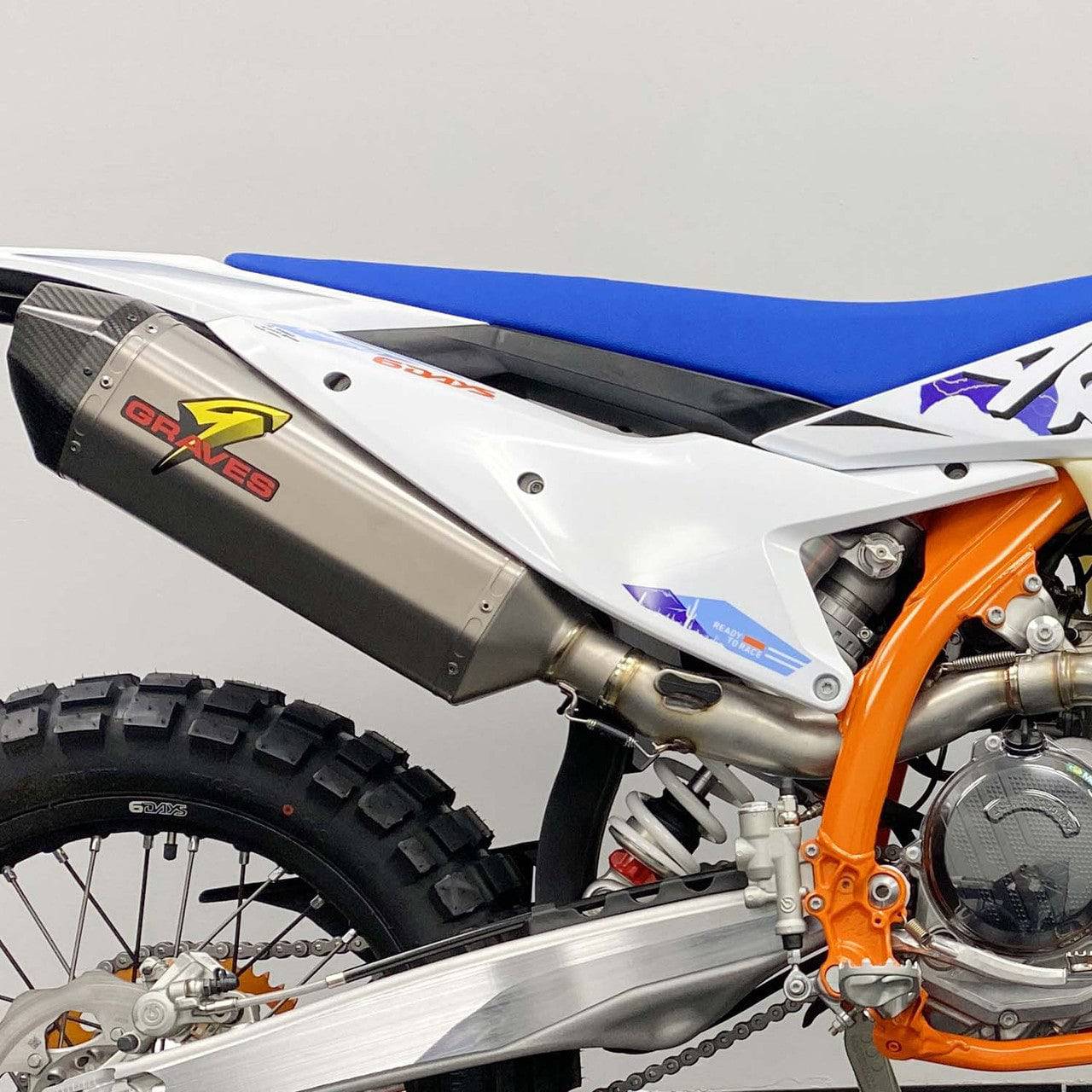 Graves DualSport Titanium Exhaust KTM 350/450/500 EXC-F/XCF-W 2024 - Adventure Parts