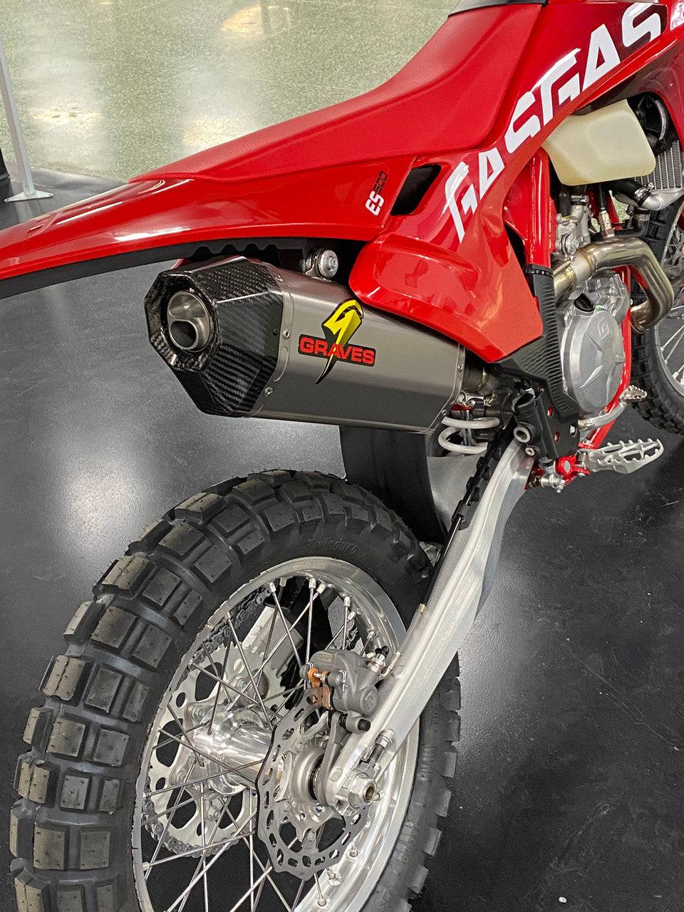 Graves DualSport Titanium Exhaust KTM 350/450/500 EXC-F/XCF-W 2024 - Adventure Parts