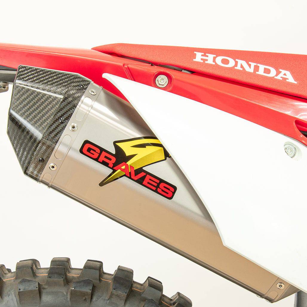Graves Full Titanium Exhaust Honda CRF450RL / L / X 2019-2024 - Adventure Parts