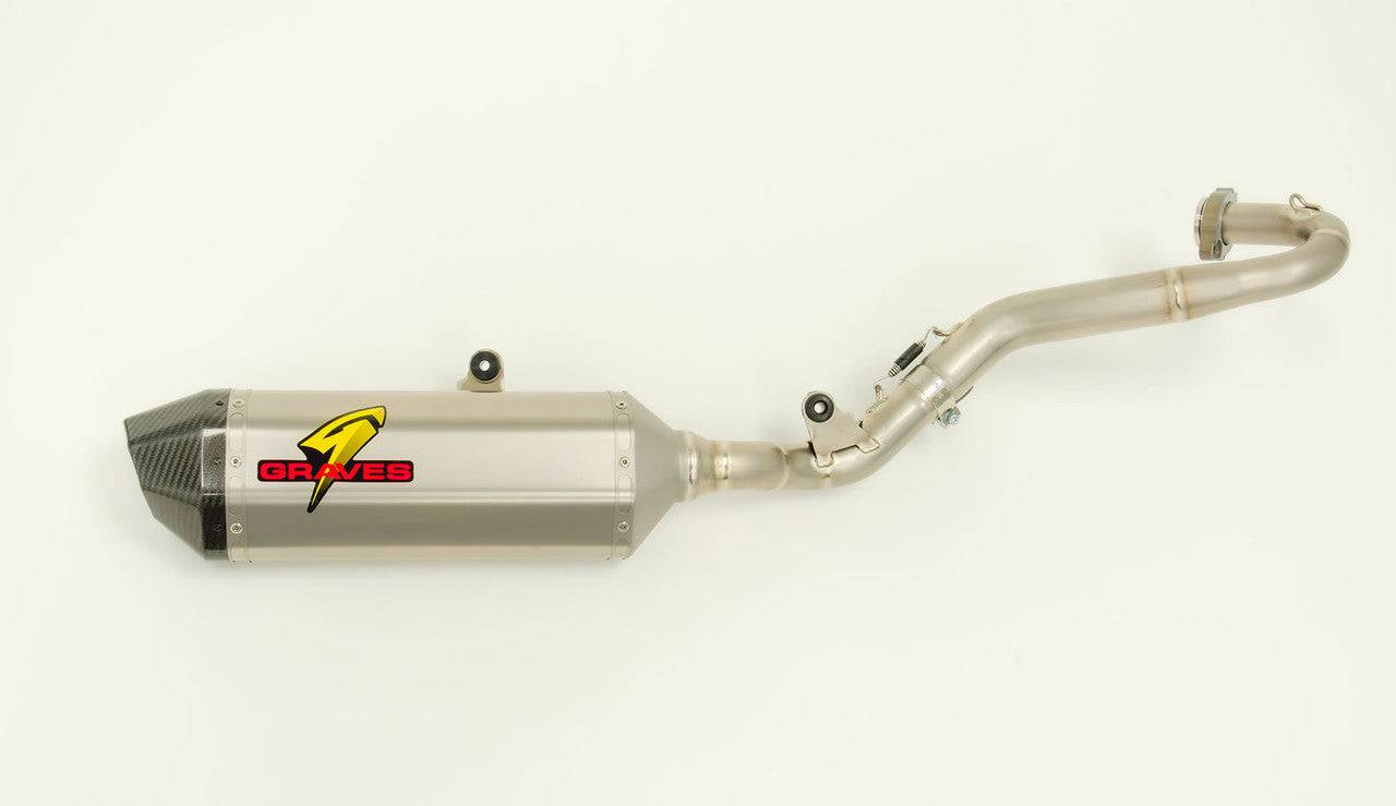 Graves Full Titanium Exhaust Honda CRF450RL / L / X 2019-2024 - Adventure Parts
