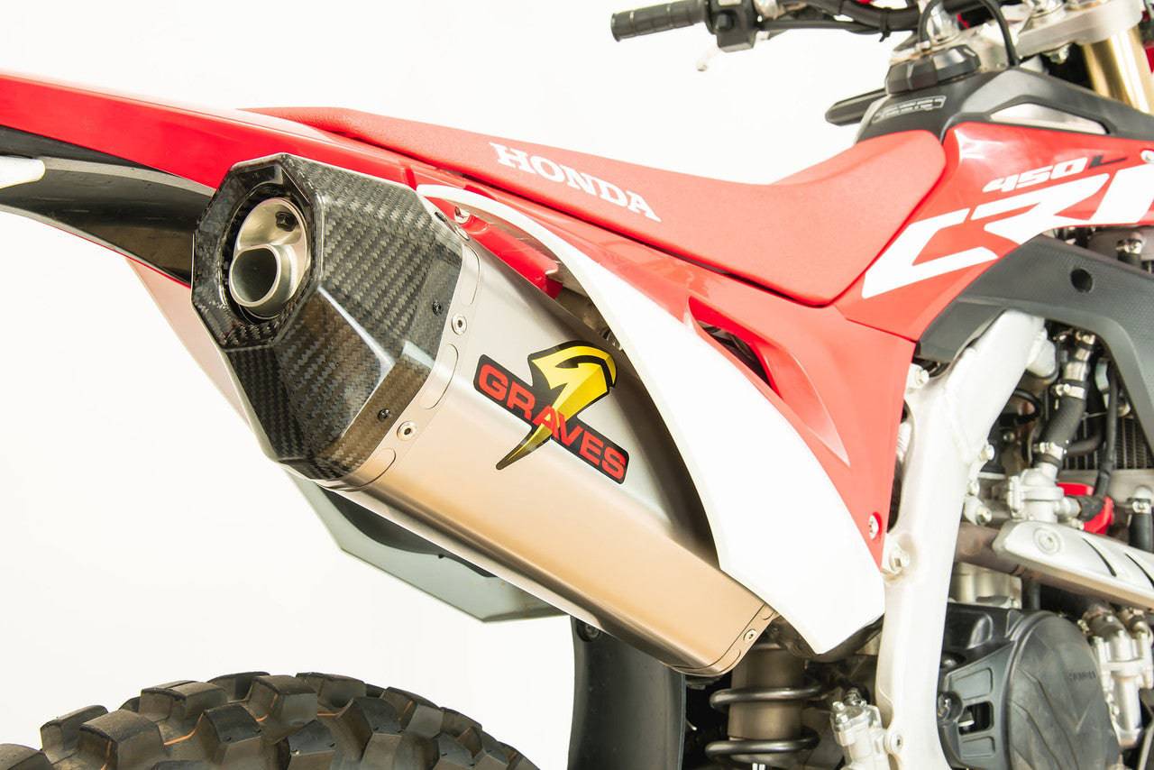 Graves Full Titanium Exhaust Honda CRF450RL / L / X 2019-2024 - Adventure Parts