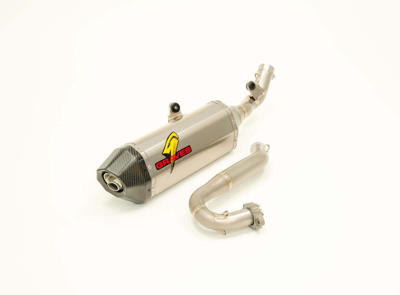 Graves Full Titanium Exhaust Honda CRF450RL / L / X 2019-2024 - Adventure Parts