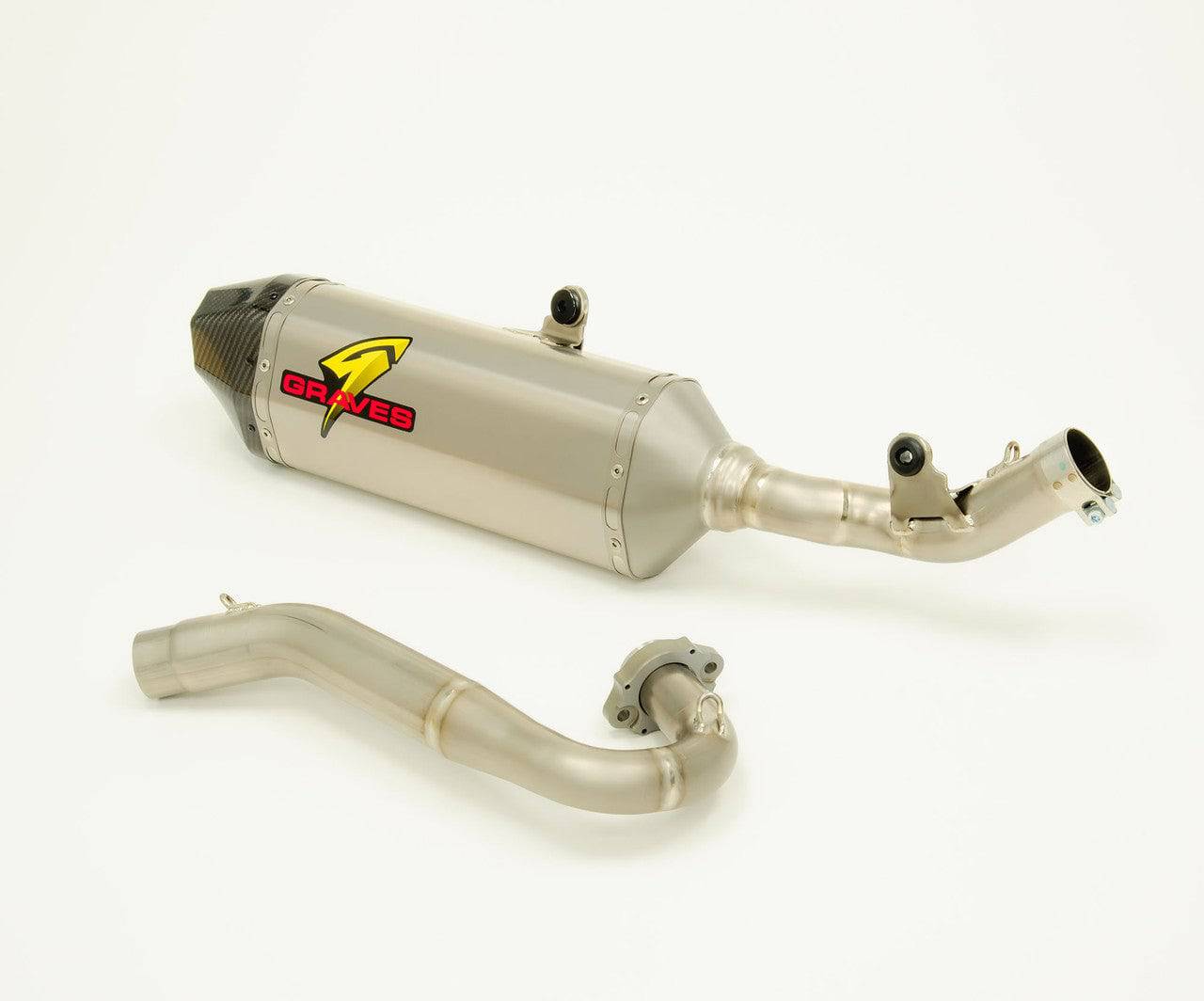 Graves Full Titanium Exhaust Honda CRF450RL / L / X 2019-2024 - Adventure Parts