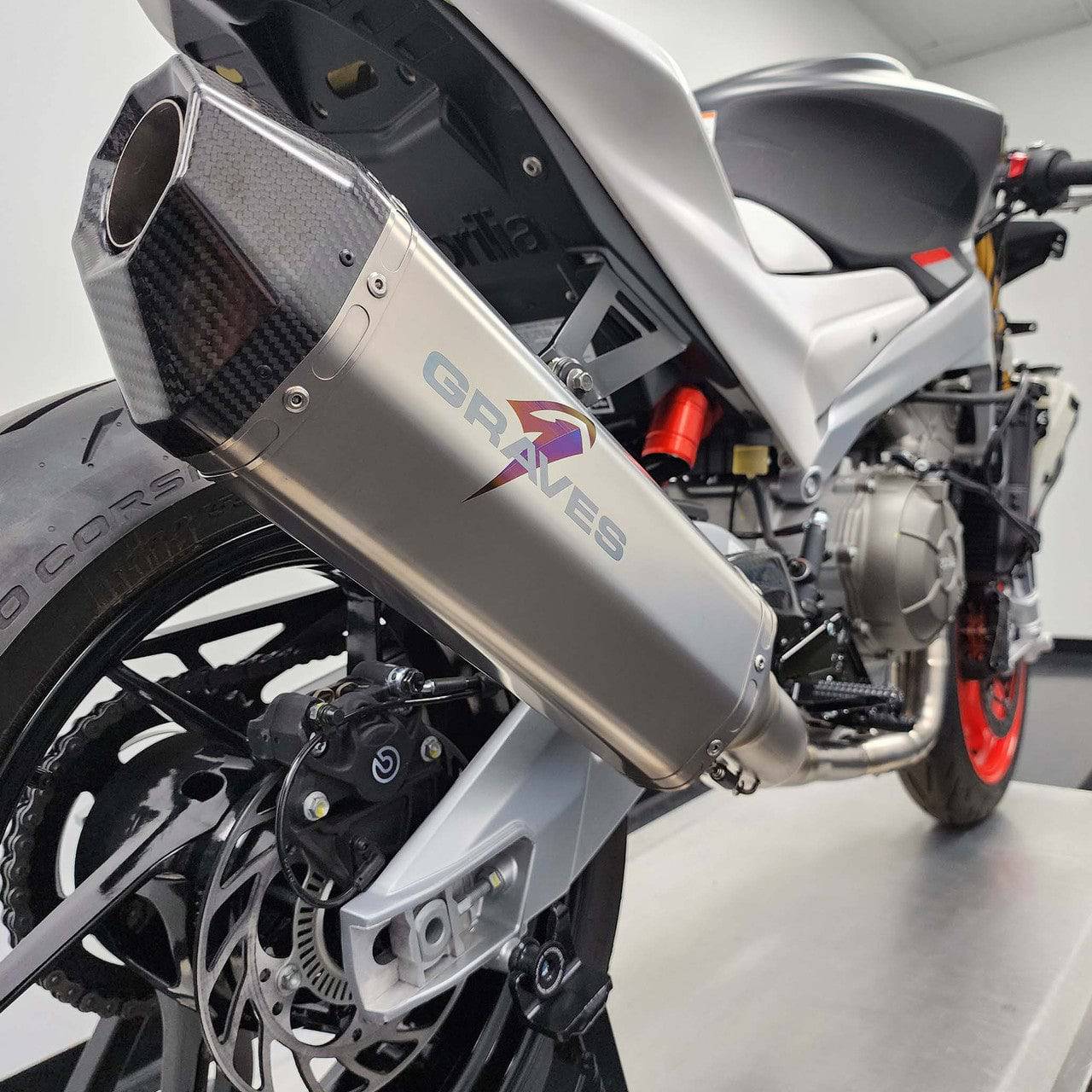 Graves Full Titanium Exhaust System Aprilia RS660/Tuono 660 20-24 - Adventure Parts