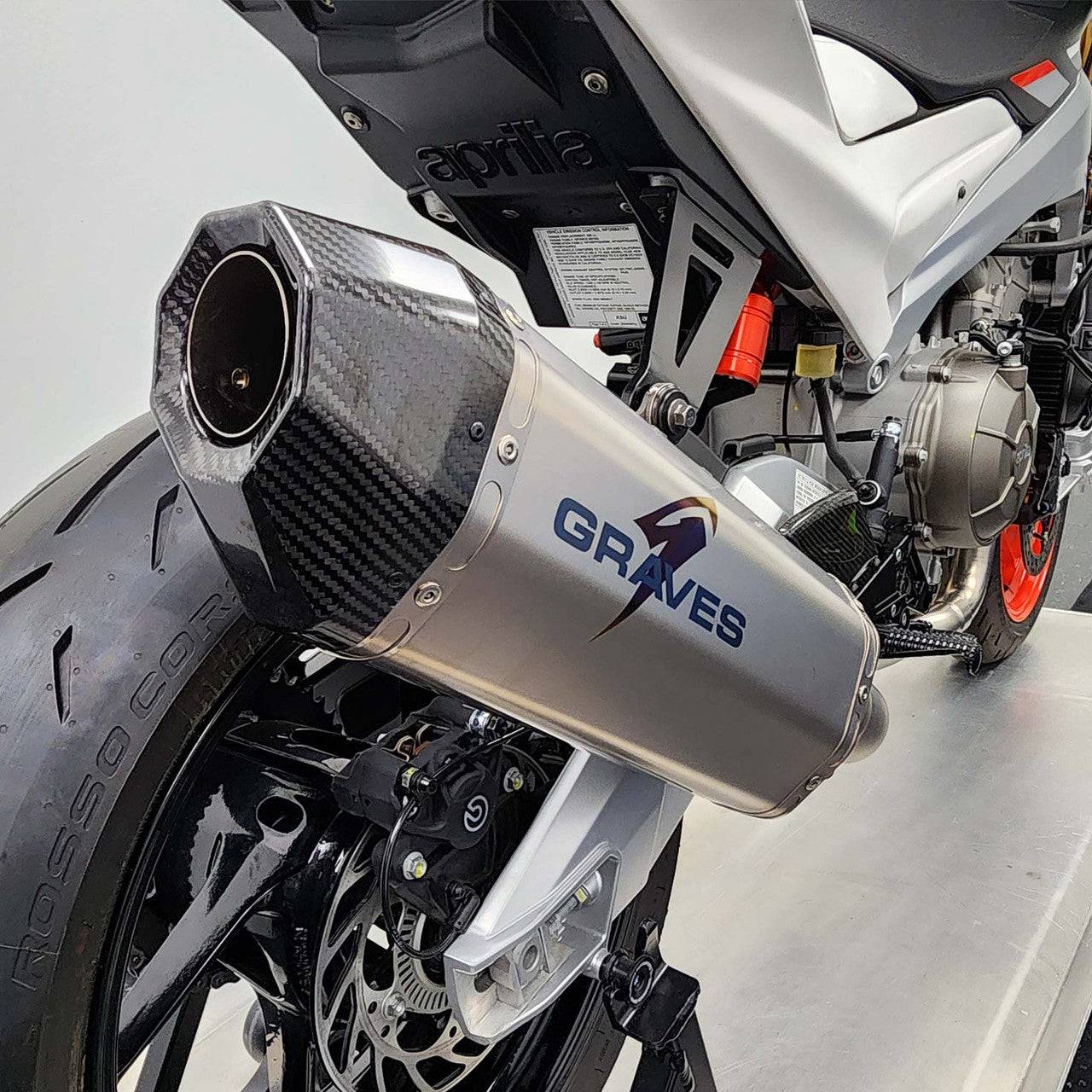 Graves Full Titanium Exhaust System Aprilia RS660/Tuono 660 20-24 - Adventure Parts