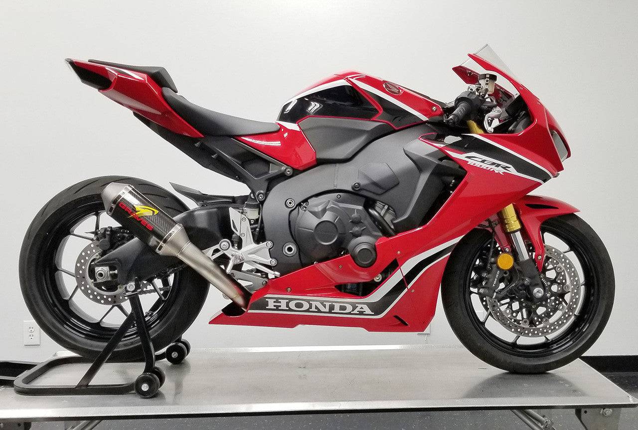Graves Full Titanium Exhaust System - Carbon Silencer Honda CBR1000rr 2017-2024 - Adventure Parts