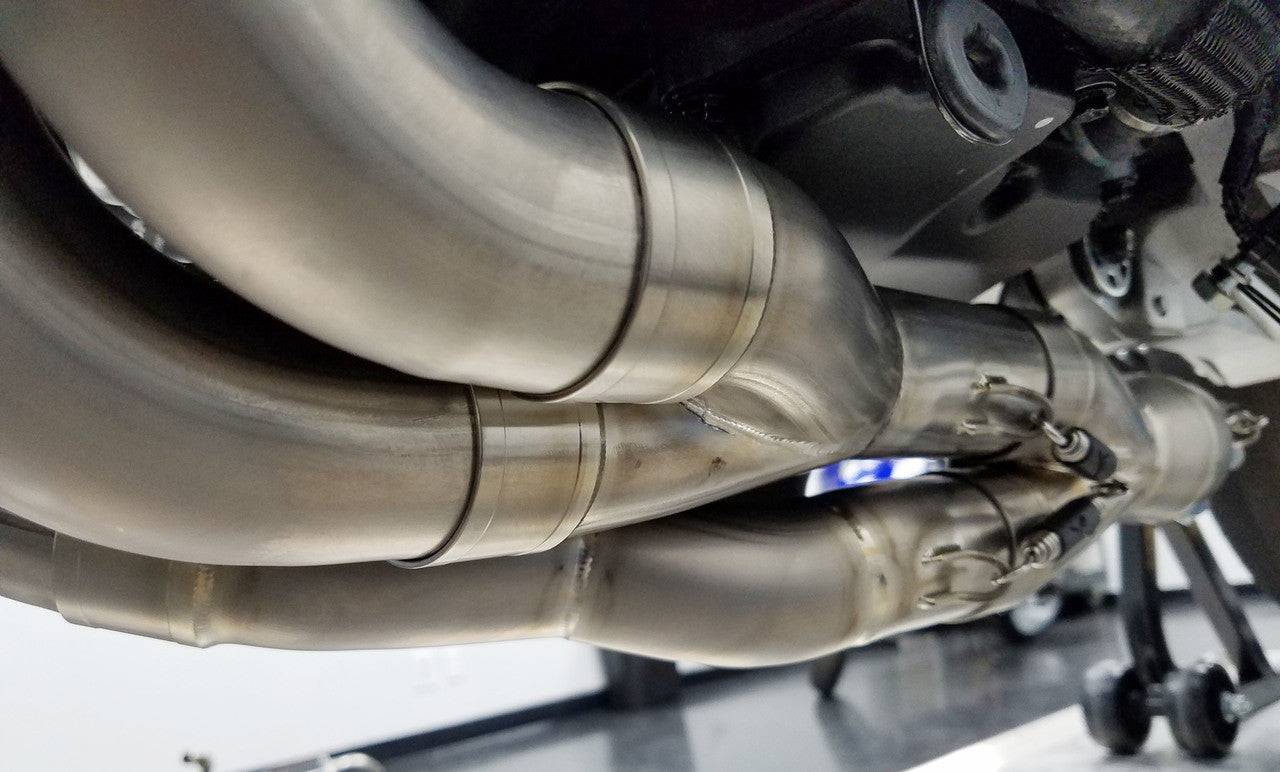 Graves Full Titanium Exhaust System - Carbon Silencer Honda CBR1000rr 2017-2024 - Adventure Parts