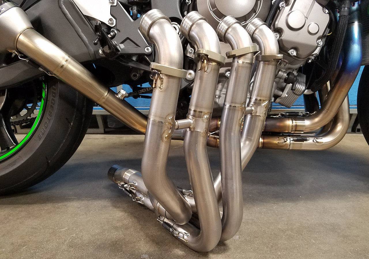 Graves LINK LOW Mount Full Exhaust System Kawasaki Ninja ZX-10R ZX-10R 2016-2024 - Adventure Parts