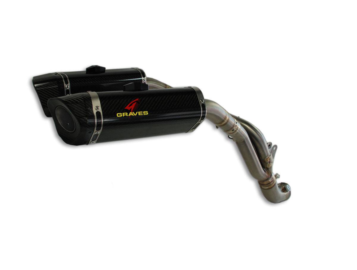 Graves LINK R1 Cat Eliminator Titanium Exhaust Yamaha R1 2009-2014 - Adventure Parts