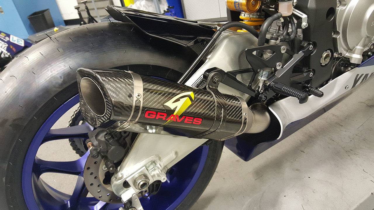 Graves Motorsports Fixed Rearsets Yamaha R1 2015-2024 - Adventure Parts