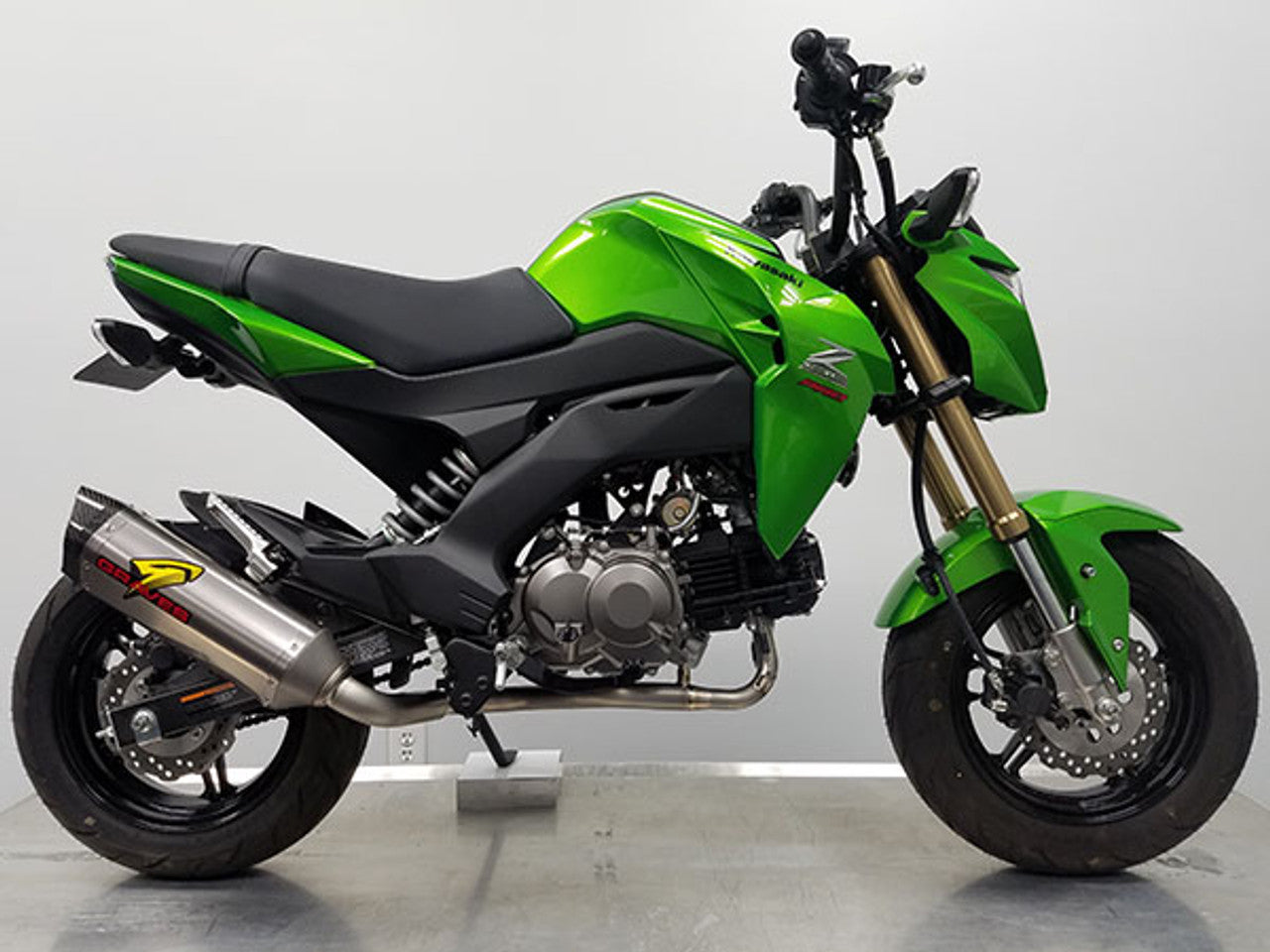 Graves Motorsports Full Titanium Exhaust System Kawasaki ZX125 PRO 201