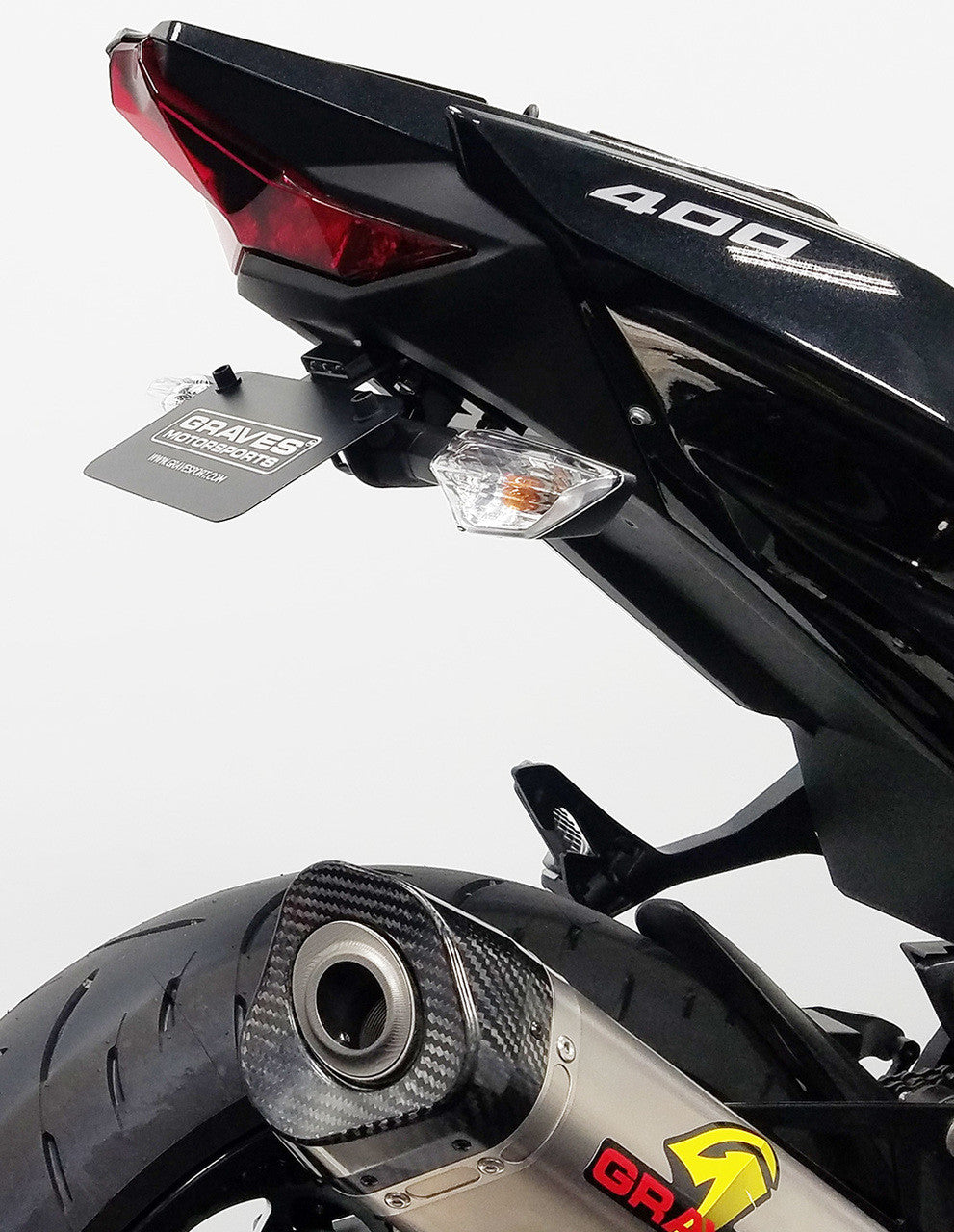 Graves Fender Eliminator Kit Kawasaki Ninja 400 2018-2023 / Z400 2020 + Ninja 500 2024 + - Adventure Parts