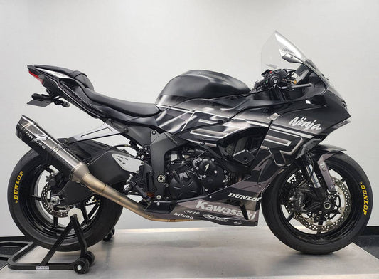 Graves OEM Bodywork Graphics Set - Grayscale Kawasaki ZX-6RR 2024 - Adventure Parts