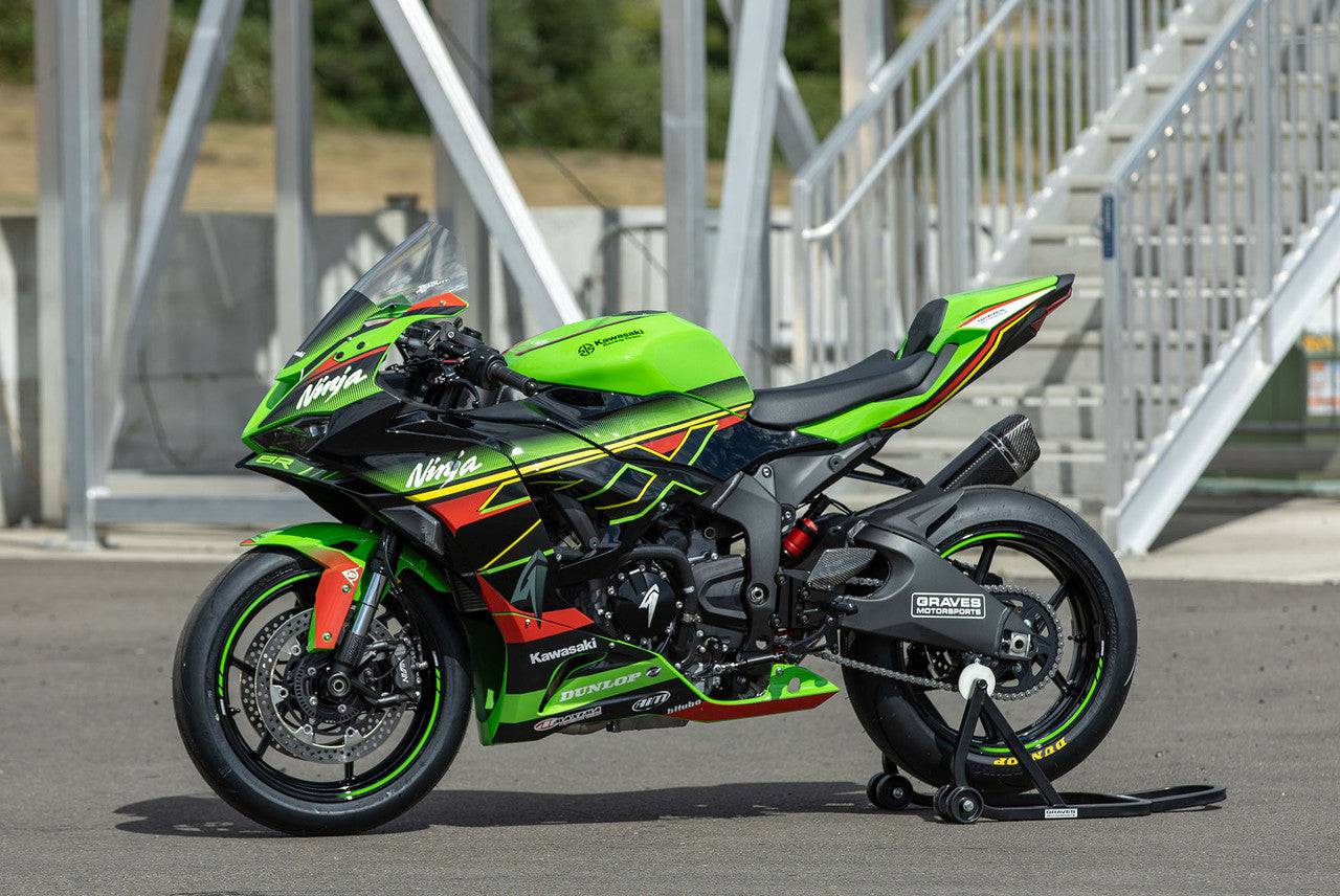Graves OEM Bodywork Graphics Set Kawasaki ZX-6RR 2024 - Adventure Parts