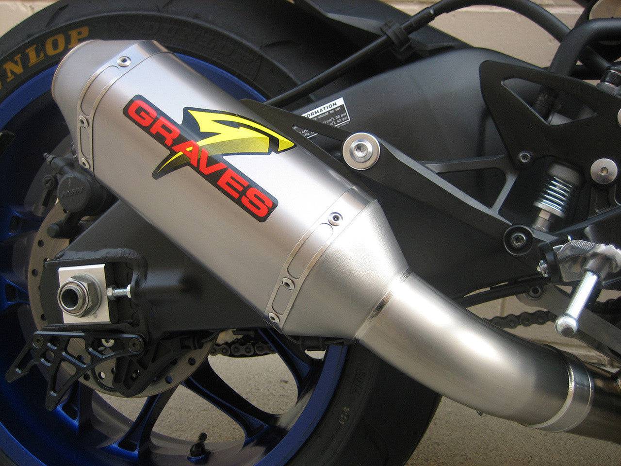Graves Short Cat Eliminator Titanium Exhaust Yamaha R1 2015-2021 - Adventure Parts