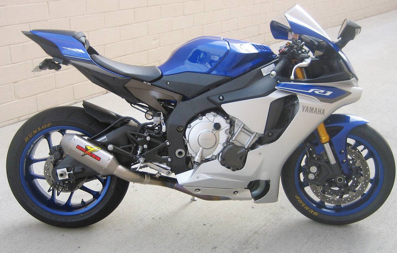Graves Short Cat Eliminator Titanium Exhaust Yamaha R1 2015-2021 - Adventure Parts
