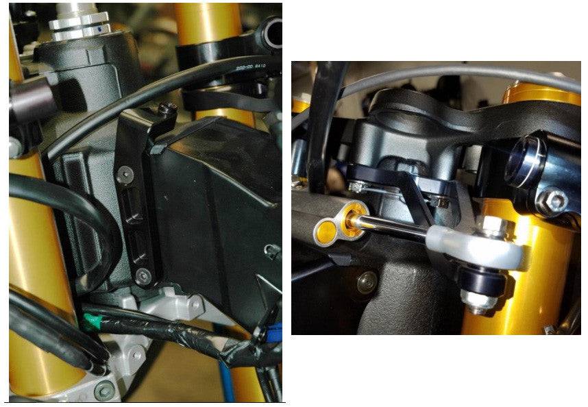 Graves Steering Damper Mounting Kit Yamaha R6 WORKS 2017 + - Adventure Parts