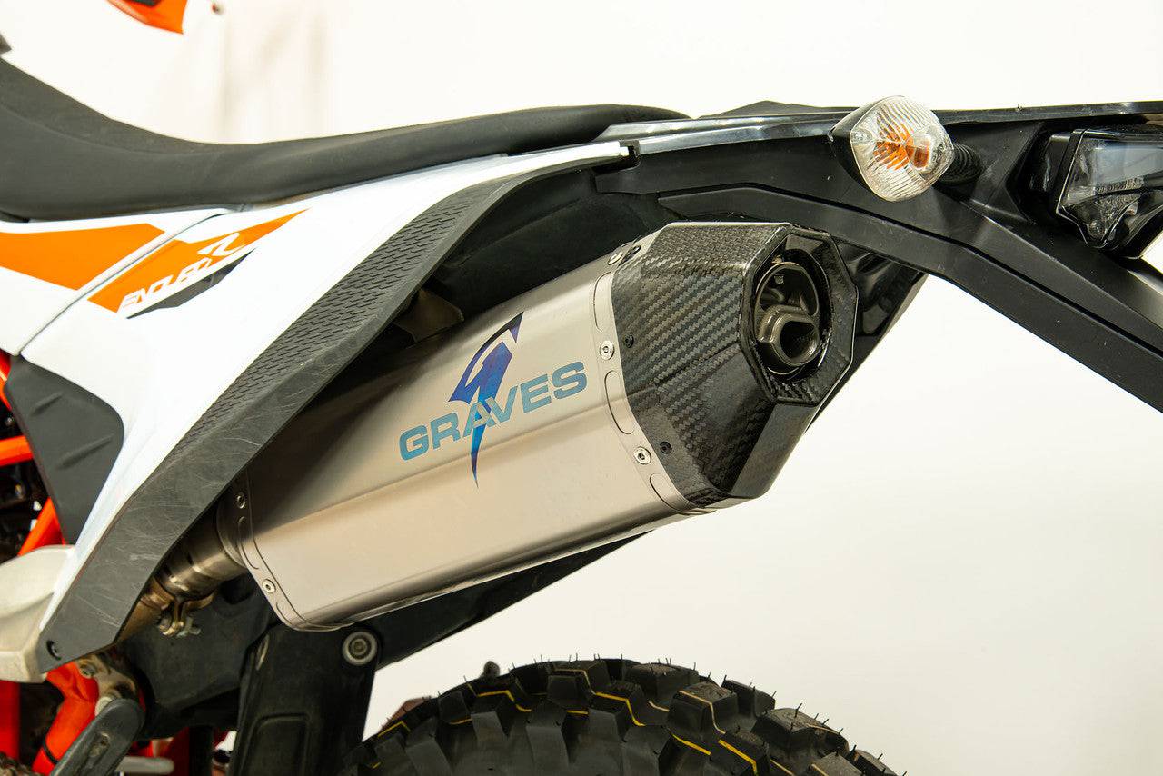 Graves Titanium Exhaust System KTM 690 Enduro R 2019-2023 - Adventure Parts