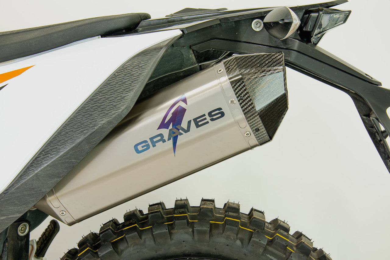 Graves Titanium Exhaust System KTM 690 Enduro R 2019-2023 - Adventure Parts