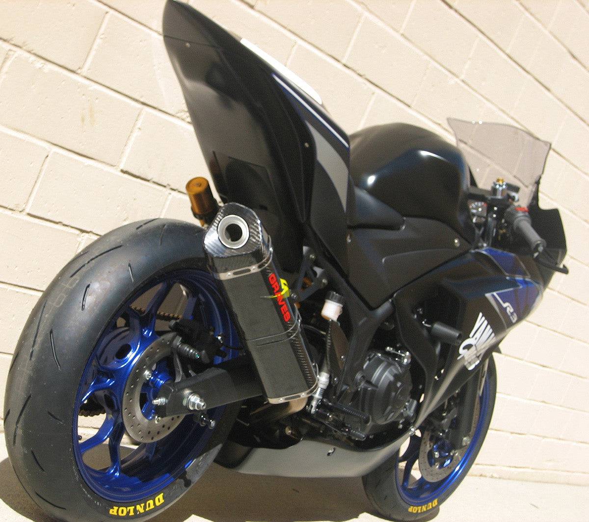 Graves WORKS 2 Full Exhaust System Yamaha R3 2015-2023 - Adventure Parts