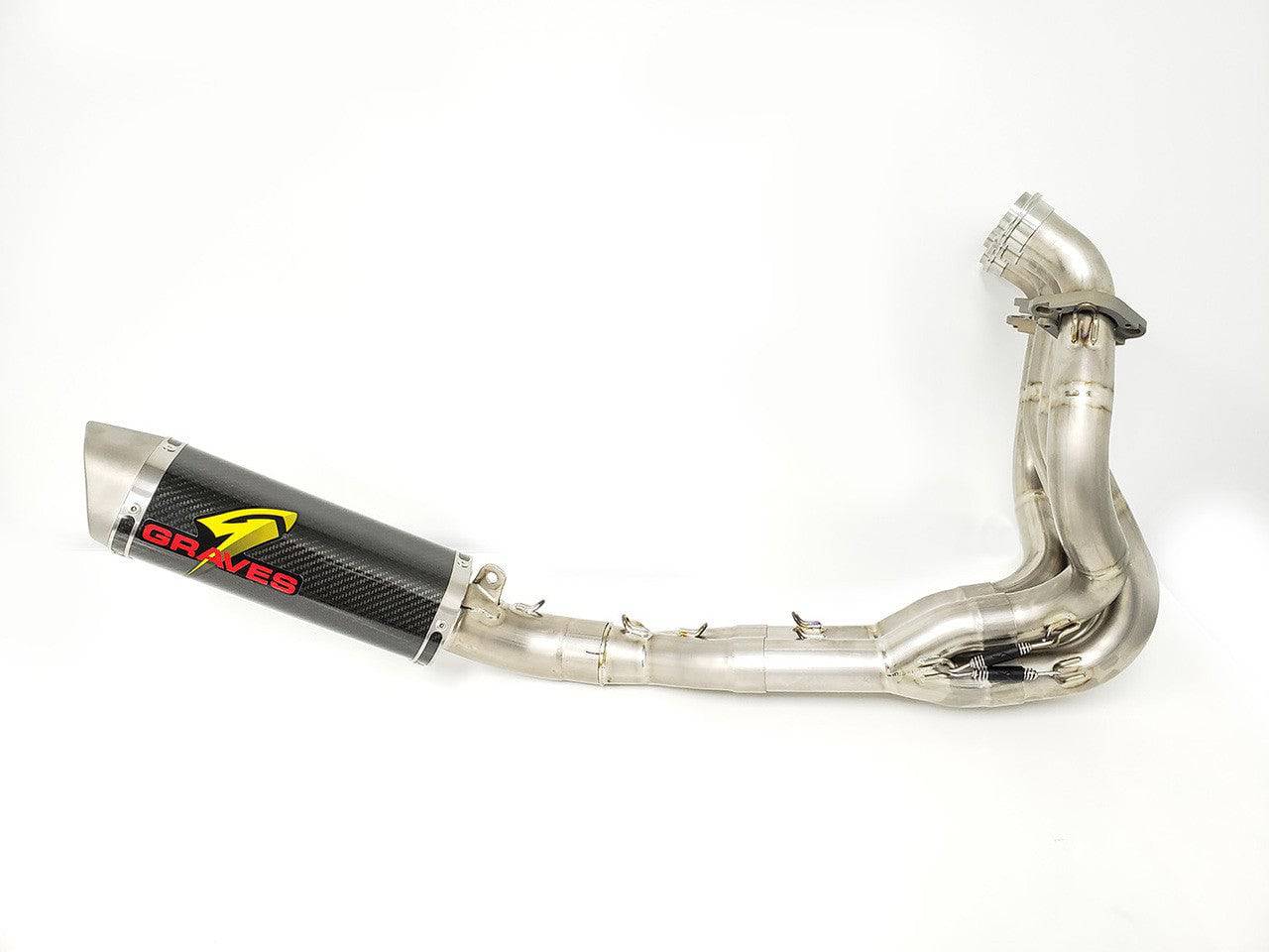 Graves WORKS Full LINK Titanium Carbon Exhaust Kawasaki Ninja ZX-6R 2019-2024 - Adventure Parts