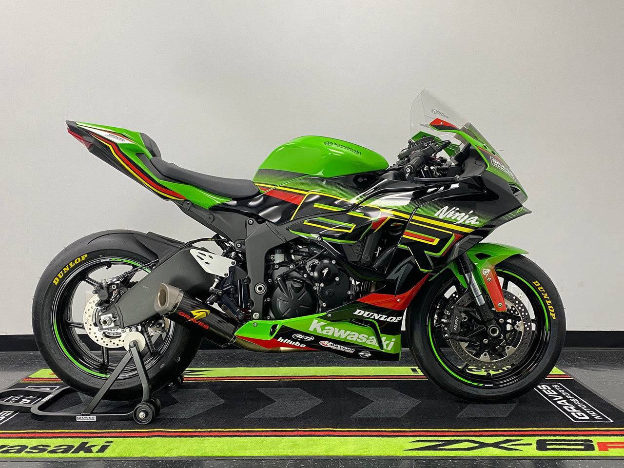 Graves WORKS Full LINK Titanium Carbon Exhaust Kawasaki Ninja ZX-6R 2019-2024 - Adventure Parts