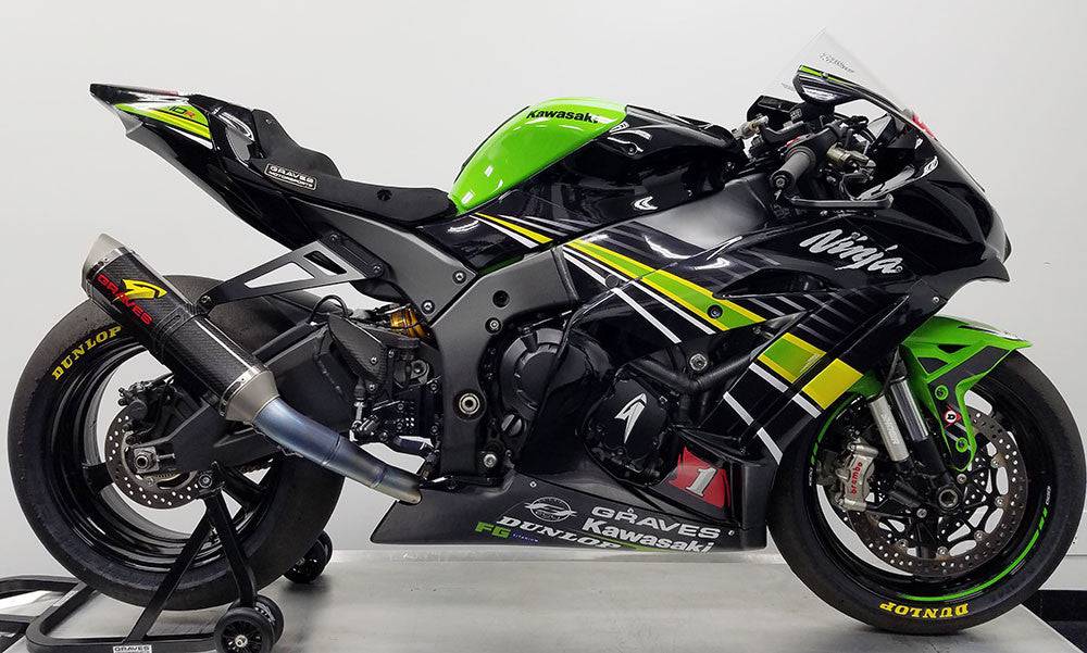 Graves WORKS2 Carbon Full Exhaust System Kawasaki ZX-10R / ZX-10RR 2016-2024 - Adventure Parts