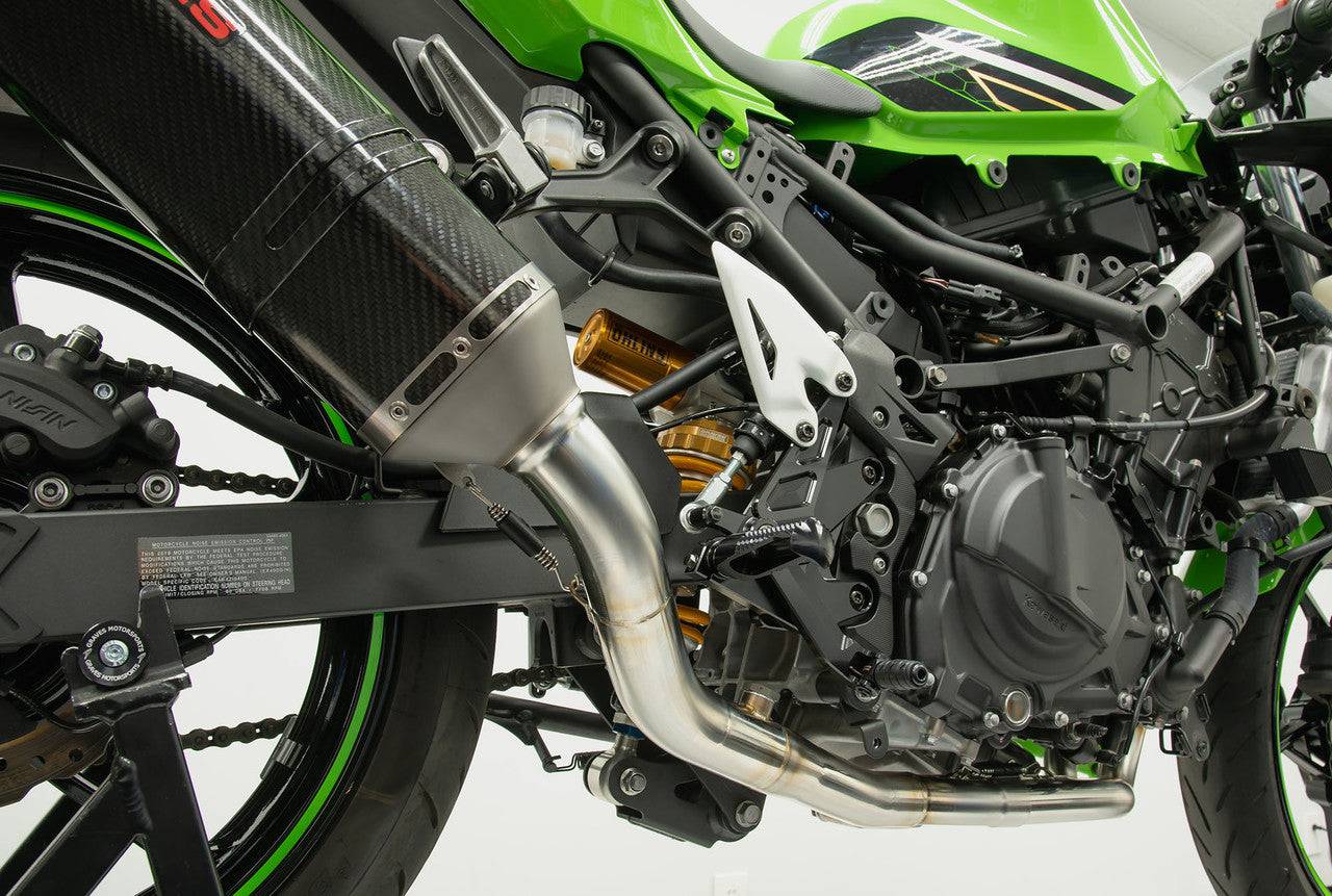 Graves WORKS2 Full Exhaust System Kawasaki Ninja 400/500 2018-2024 - Adventure Parts