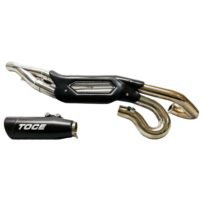 Toce High Mount 2-1 Visor Tip Full Exhaust System- Indian FTR1200