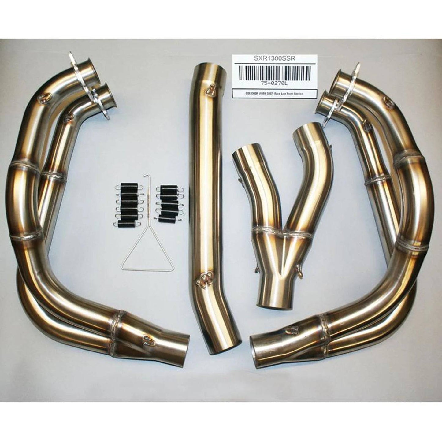 Hindle Evolution Low Mount Full Exhaust System Suzuki Hayabusa 1999-2007 - Adventure Parts