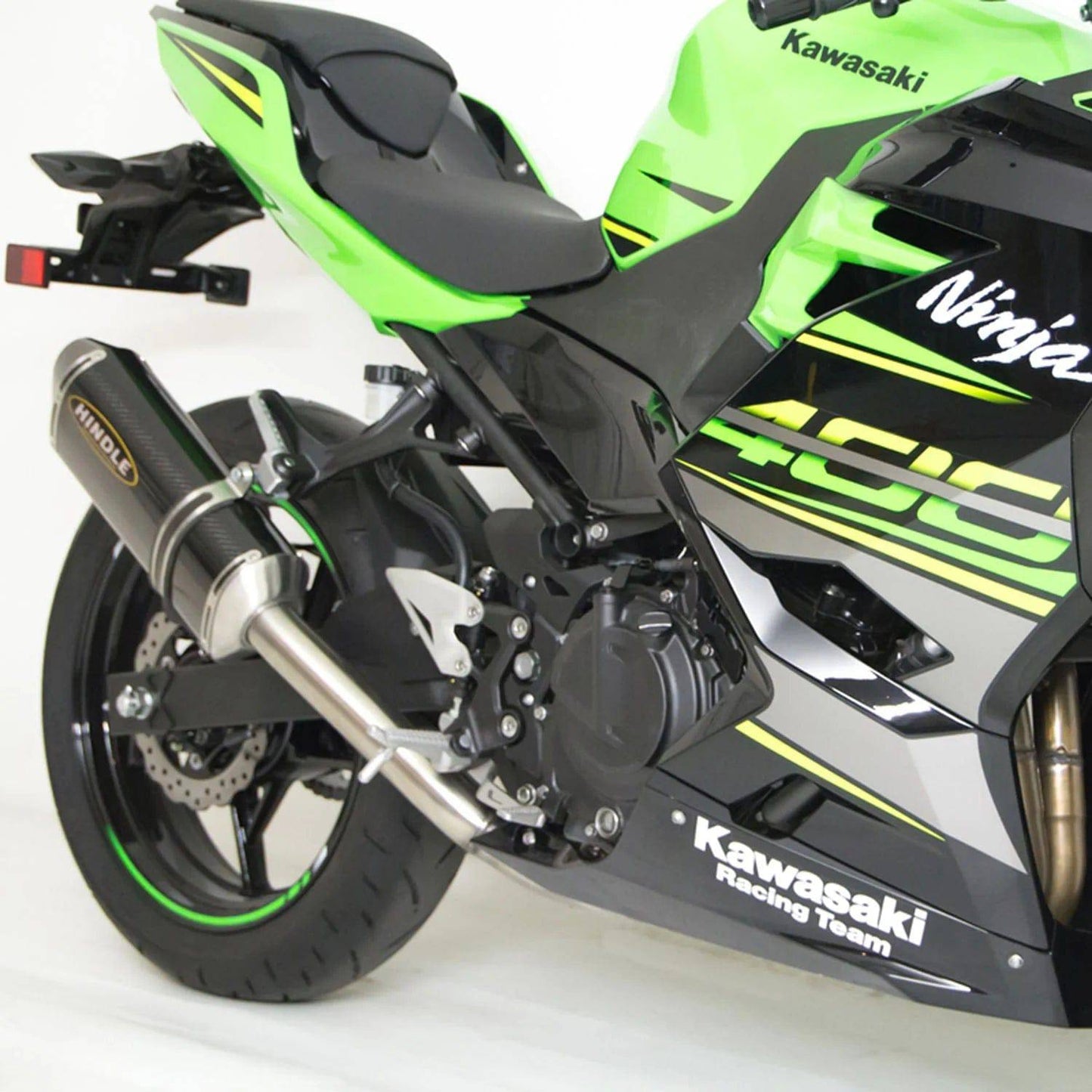 Hindle Evolution Megaphone Full Exhaust System Kawasaki Ninja400/500 2018-2023 - Adventure Parts