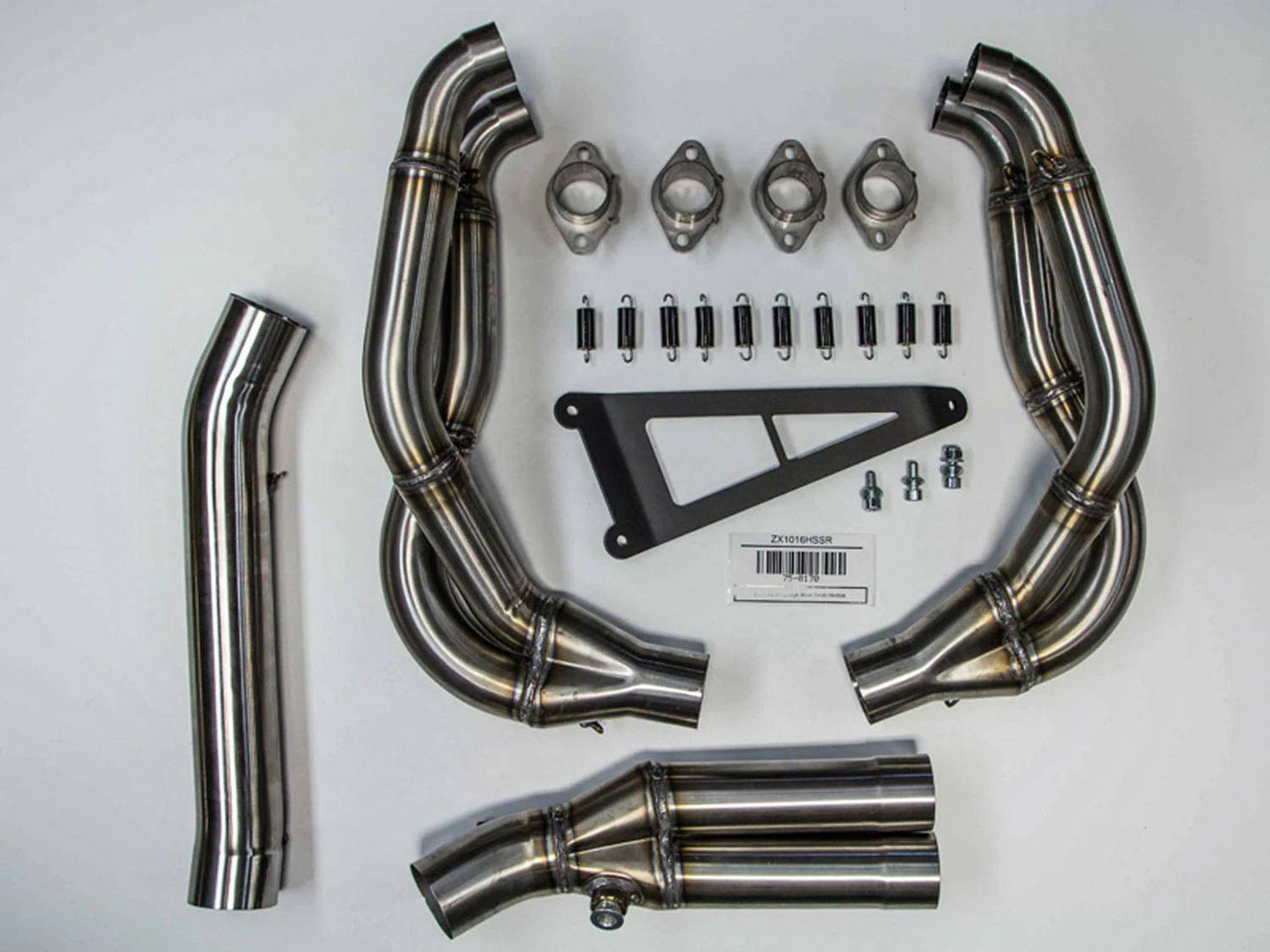 Hindle Evolution Megaphone Full Exhaust System Kawasaki ZX10 2016-2020 - Adventure Parts