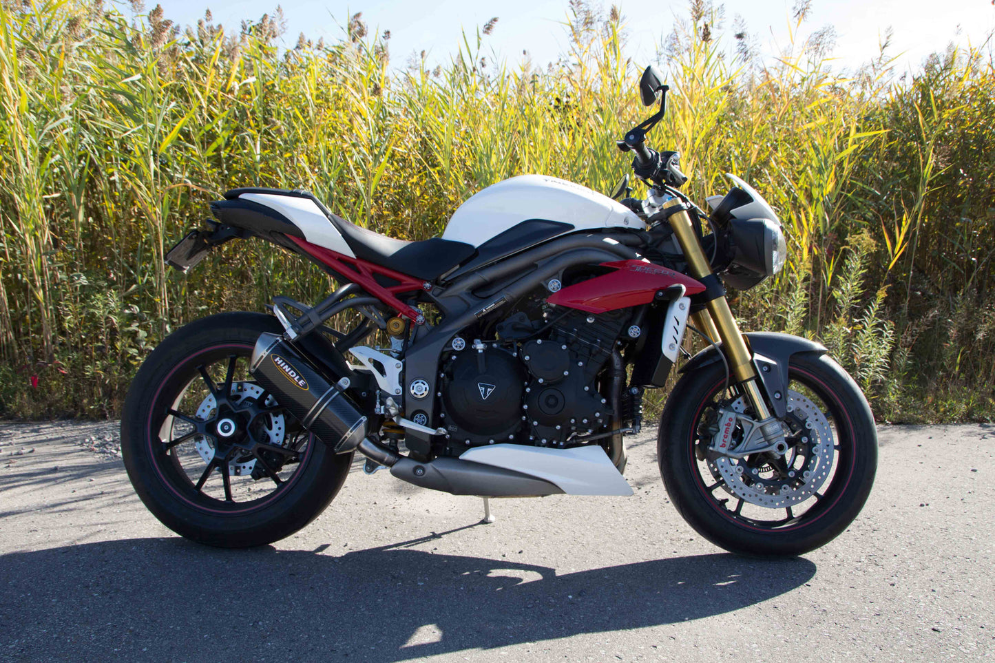 Hindle Evolution Slip-on Exhaust System Triumph 1050 Speed Triple 2016-2022 - Adventure Parts