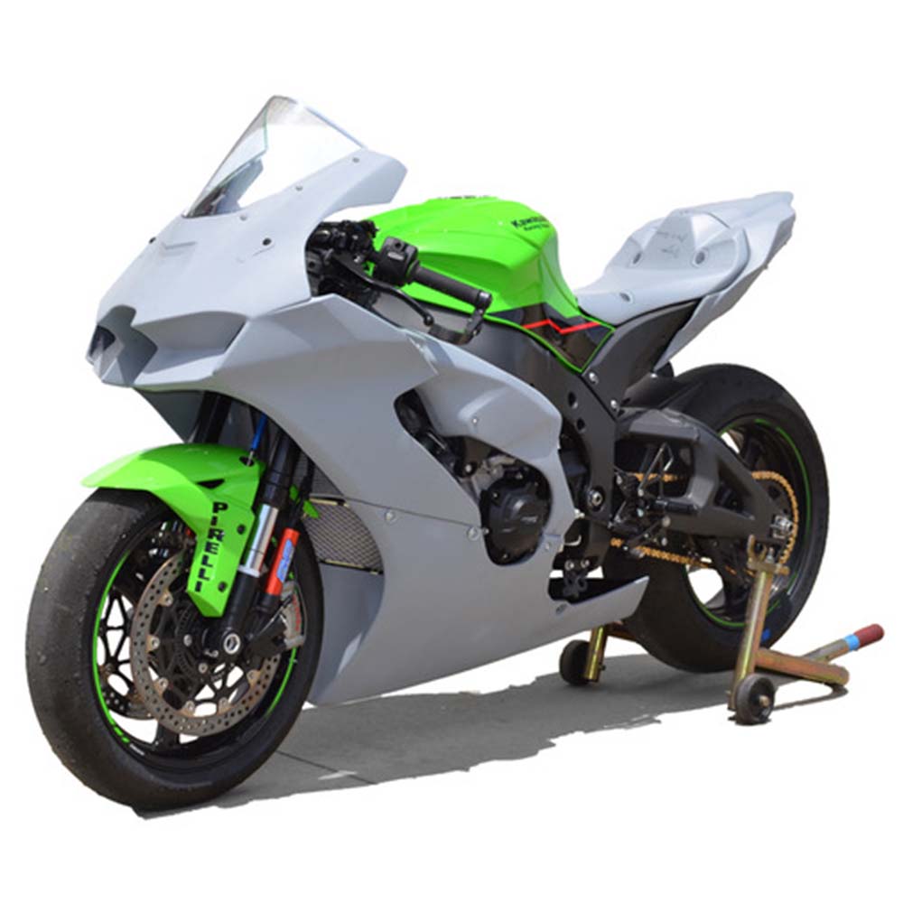 Hotbodies Racing Race Bodywork Fairings Kawasaki Ninja ZX-10R/RR 2021-2024 - Primer Gray - Adventure Parts