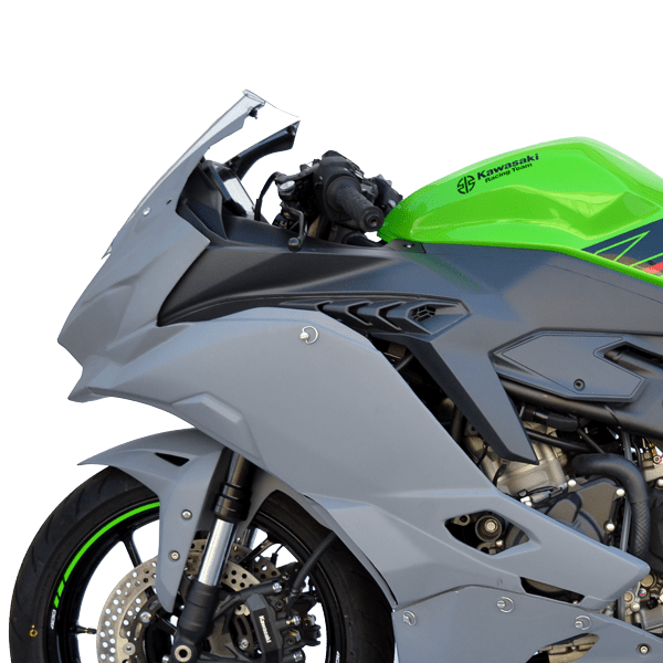 Hotbodies Racing Race Bodywork Fairings Kawasaki Ninja ZX-4RR 2023-2024 - Primer Gray - Adventure Parts