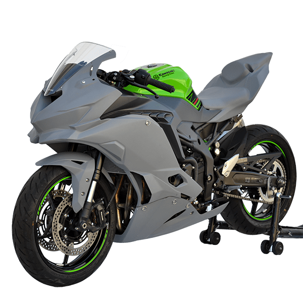 Hotbodies Racing Race Bodywork Fairings Kawasaki Ninja ZX-4RR 2023-2024 - Primer Gray - Adventure Parts