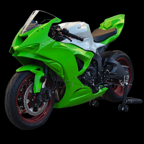 Hotbodies Racing Race Bodywork Fairings Kawasaki Ninja ZX-6R 2024 - Green - Adventure Parts
