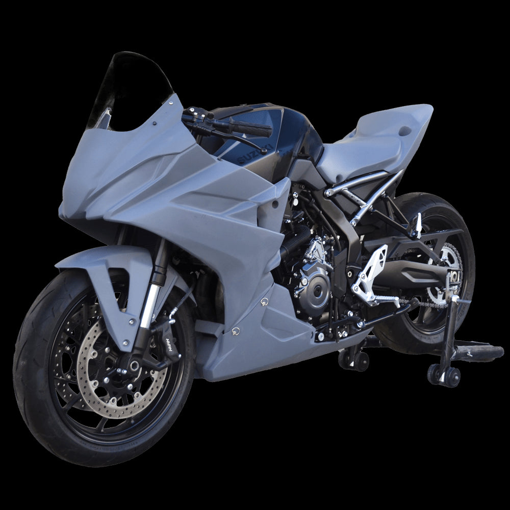Hotbodies Racing Race Bodywork Fairings Suzuki GSX-8R 2024+ Primer Gray - Adventure Parts