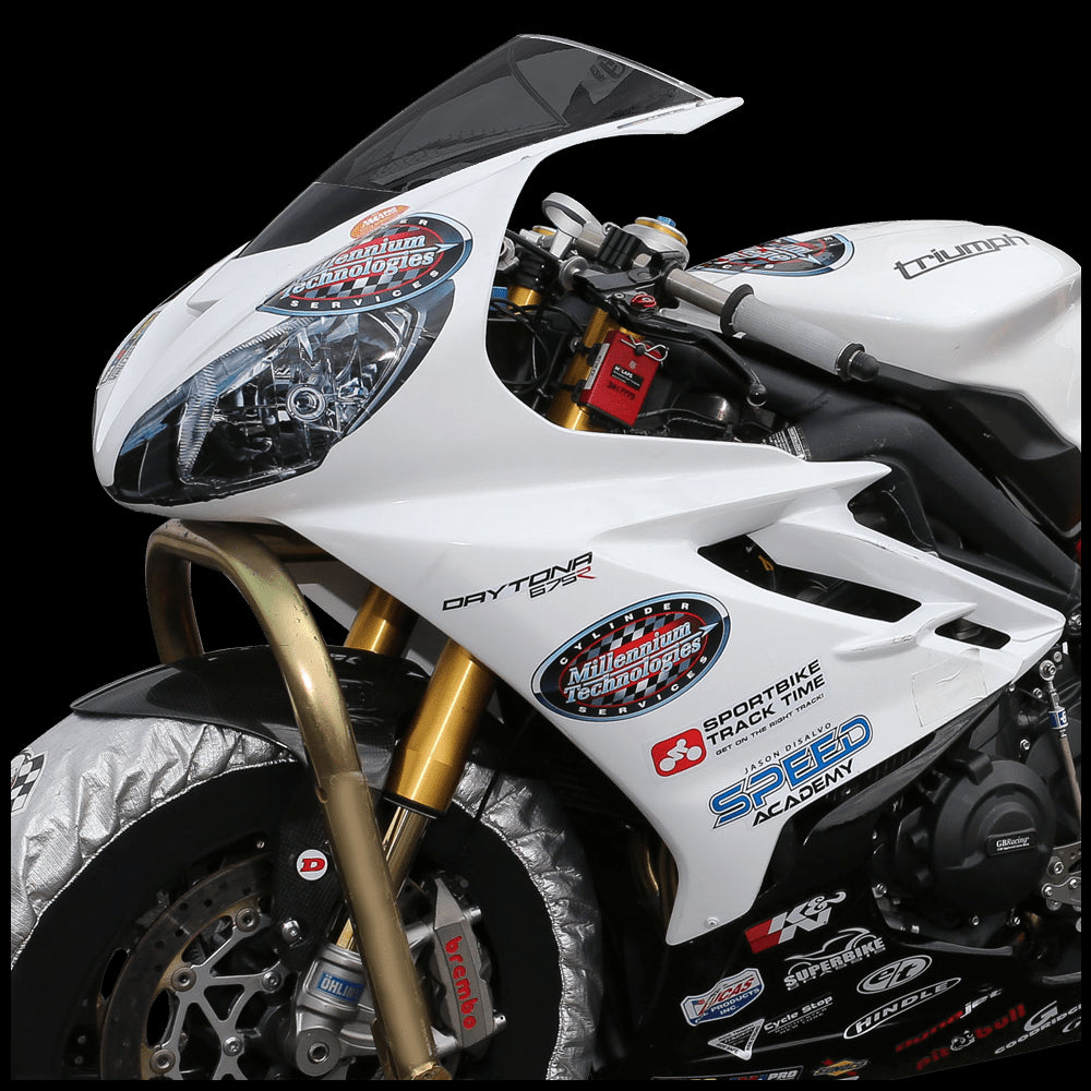 Hotbodies Racing Race Bodywork Fairings Triumph Daytona 675R 2013-2018 - Primer Gray