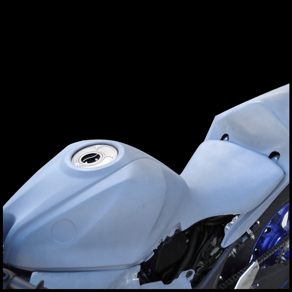 Hotbodies Racing Race Bodywork Fairings Yamaha YZF-R3 2015-2018 - Primer Gray - Adventure Parts