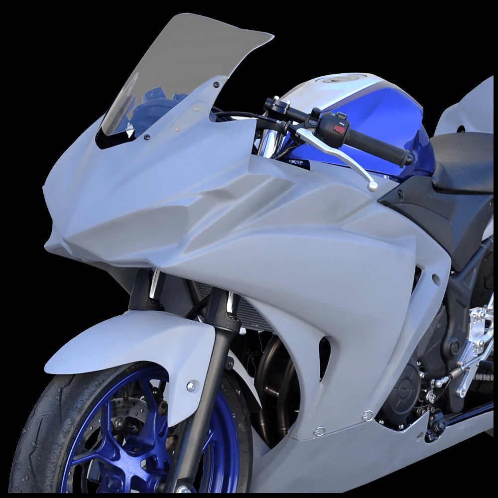 Hotbodies Racing Race Bodywork Fairings Yamaha YZF-R3 2015-2018 - Primer Gray - Adventure Parts