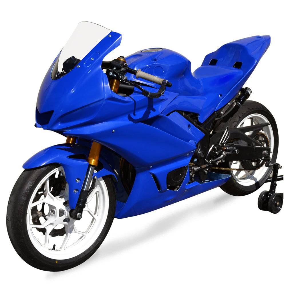 Hotbodies Racing Race Bodywork Fairings Yamaha YZF-R3 2019-2024 - Blue - Adventure Parts