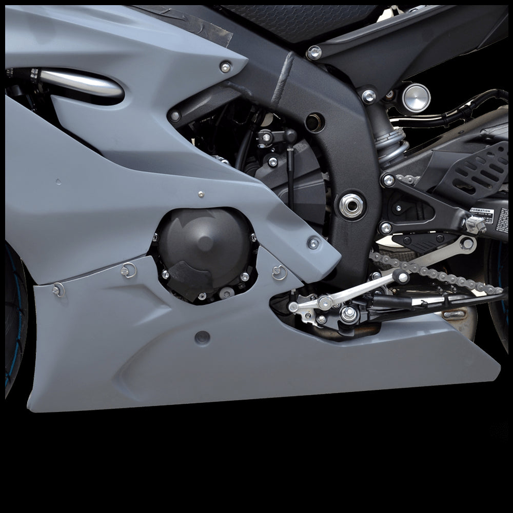 Hotbodies Racing Race Bodywork Fairings Yamaha YZF-R6 2017-2023 - Primer Gray - Adventure Parts